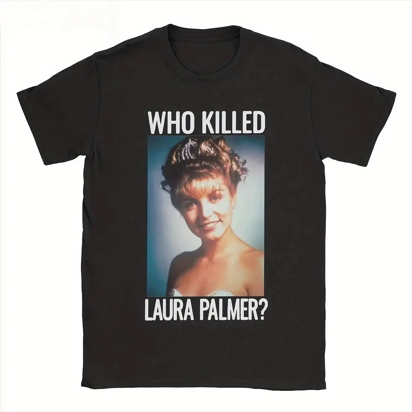 Vintage Y2k Streetwear Klassisches TV-Drama Twin Peaks Stills Bedrucktes T-Shirt für Männer und Frauen, Locker Geschnitten, Neues Print-T-Shirt Unisex – Detail 4