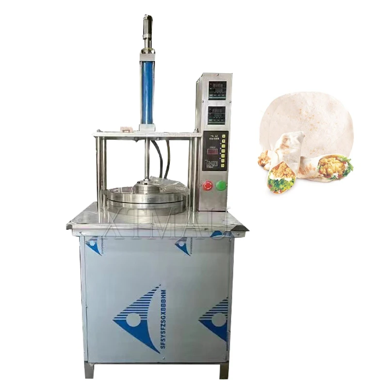 

Industrial Tortilla Roti Flat Bread Press Making Machine Pita Pancake Flatting Baking Equipment