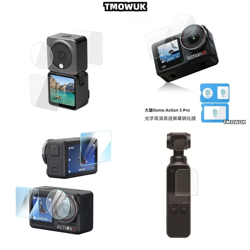 

For DJI Pocket 1 2 Osmo Pocket 3, Content Creators' Screen Protector For Action 2 4 Pro.