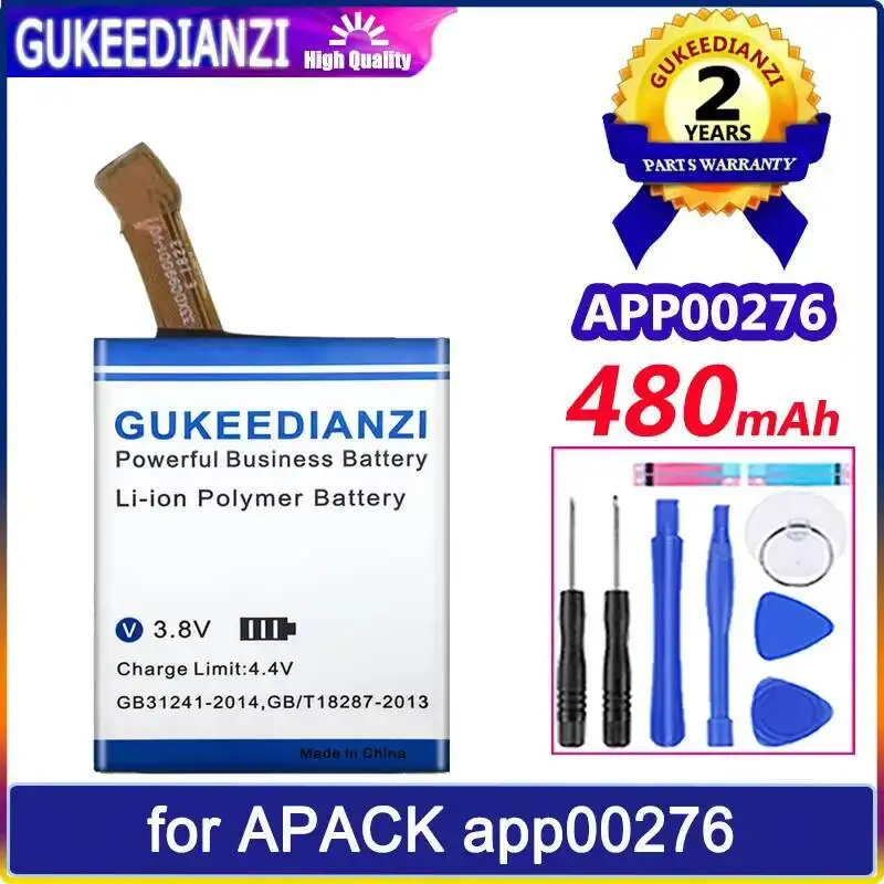 

Неизвестный аккумулятор продукта для Apack App00276 с безопасным кабелем 480 мАч