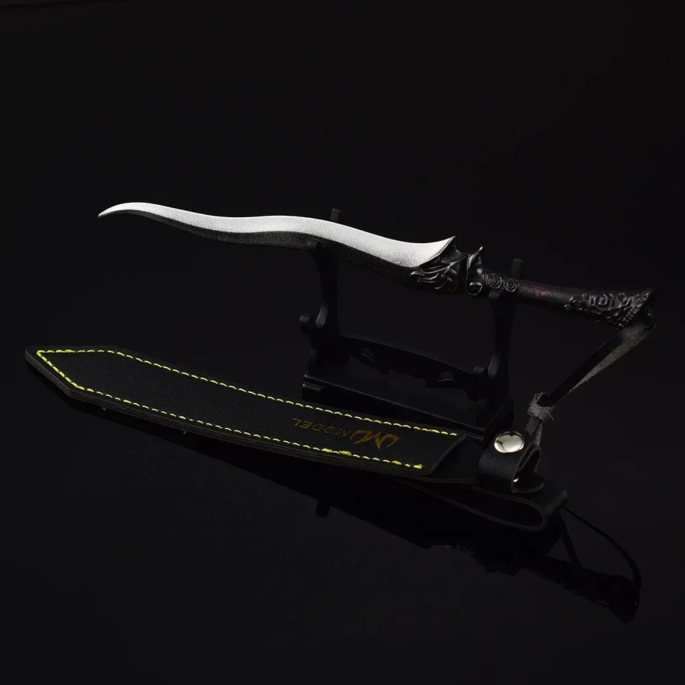 21 سنتيمتر شفرة التضحية مخطوطات لعبة سلاح لعبة الطرفية المعادن خمر سيف ساموراي سلاح نموذج الحلي دمى هدايا الأولاد