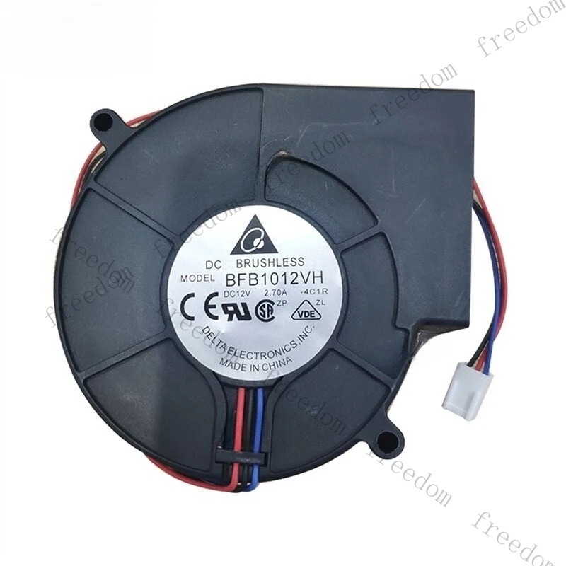 HTS   Delta BFB1012VH Blower Fan DC 12V 2.7A 97*94*33MM 3-Pin Server Case cooling fan 1PCS