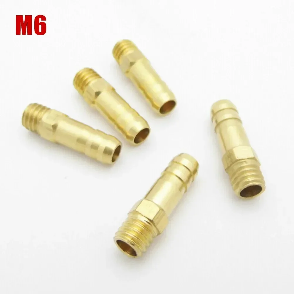 5 Pcs M 3/M4/M5/M6 Brass Motor Cooling Water Nipple Nozzle Metric Thread Injection Molding Knurl Embedded Insert Nut Nutsert