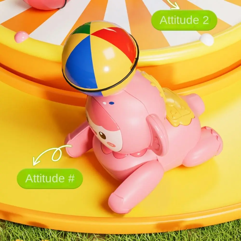 Aprenda a engatinhar rastejando brinquedos do bebê clockwork escalada dos desenhos animados aprendizagem rastejando boneca apito cabeçalho torção andando pato crianças