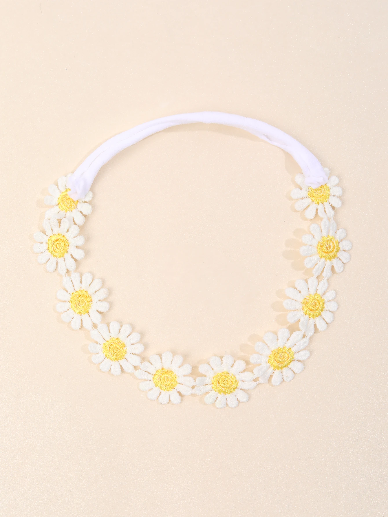 1pc Daisy Headband for Baby Elegant Flower Elastic Hairband Spring Girls Hair Band Kids Baby Hair Accessories Headbands