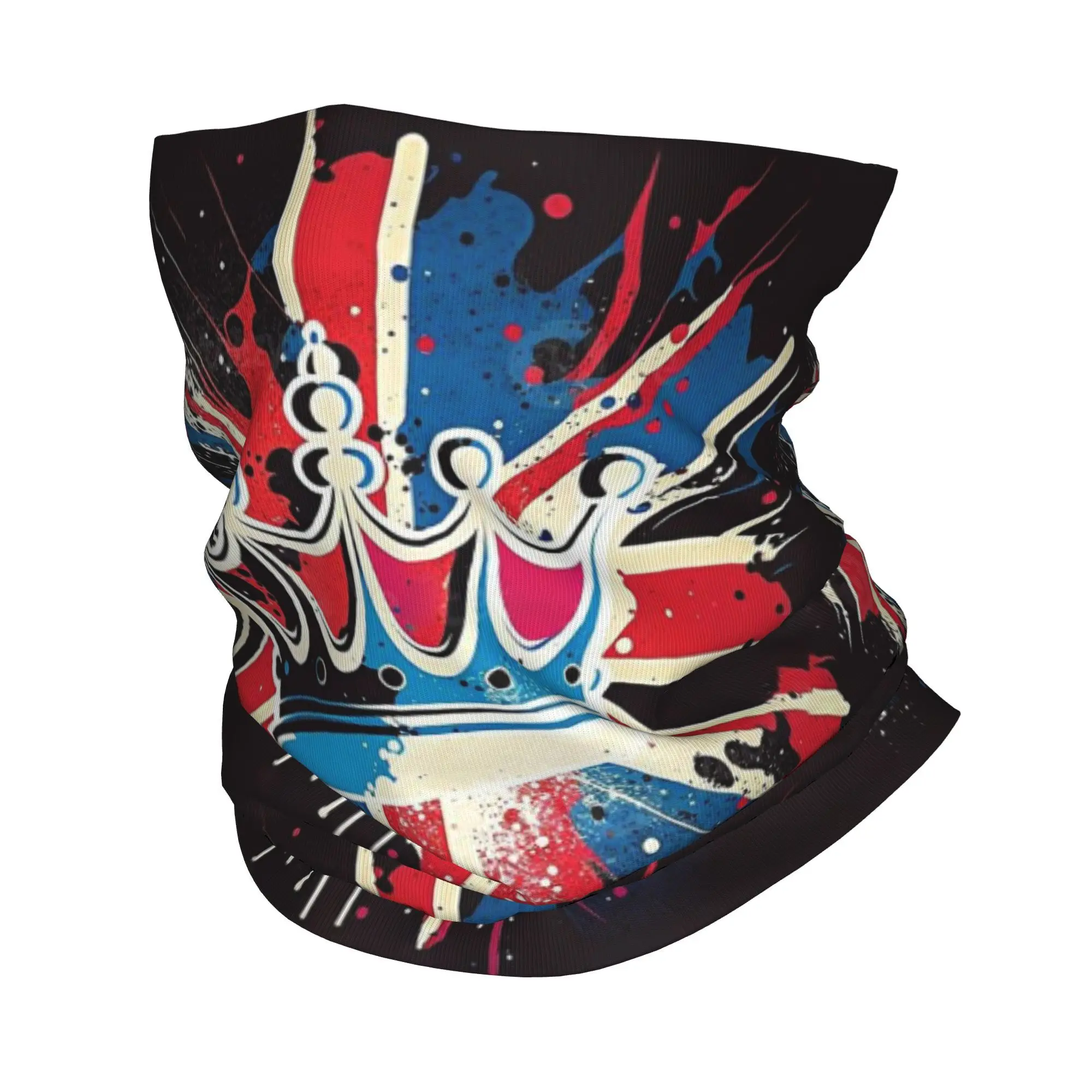 Custom British Flag Winter Headband Neck Warmer Men Women Hiking Cycling Tube Scarf United Kingdom British Face Bandana Gaiter