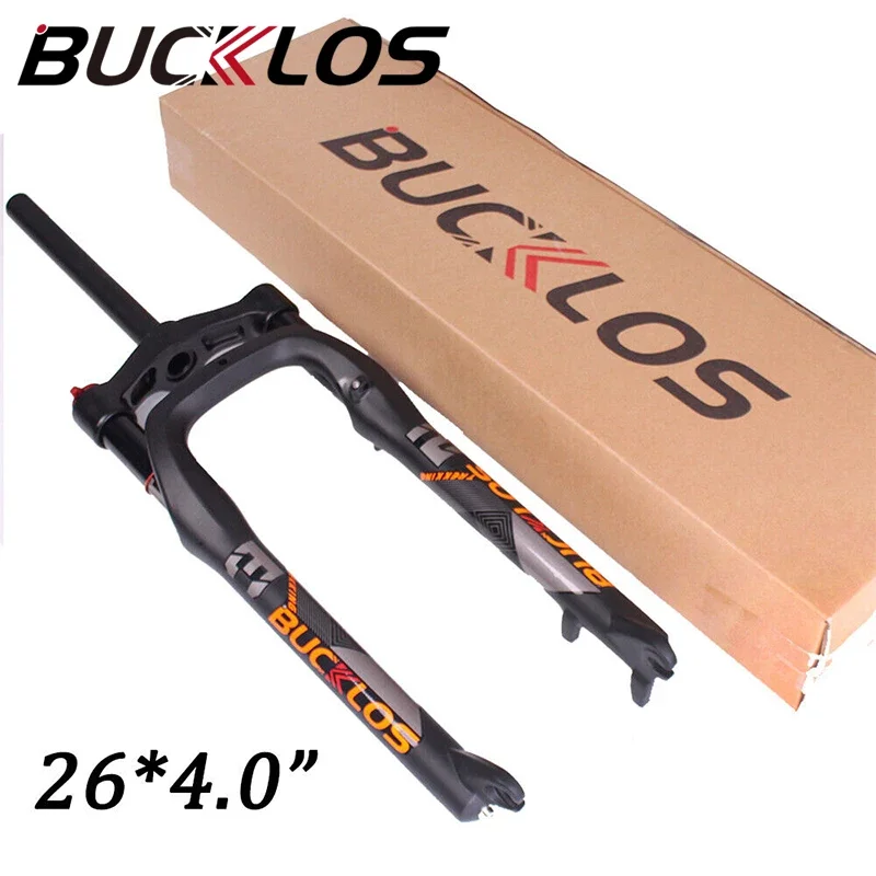 BUCKLOS MTB Fork Snow Moutain Bike Fat Fork 26inch 4.0