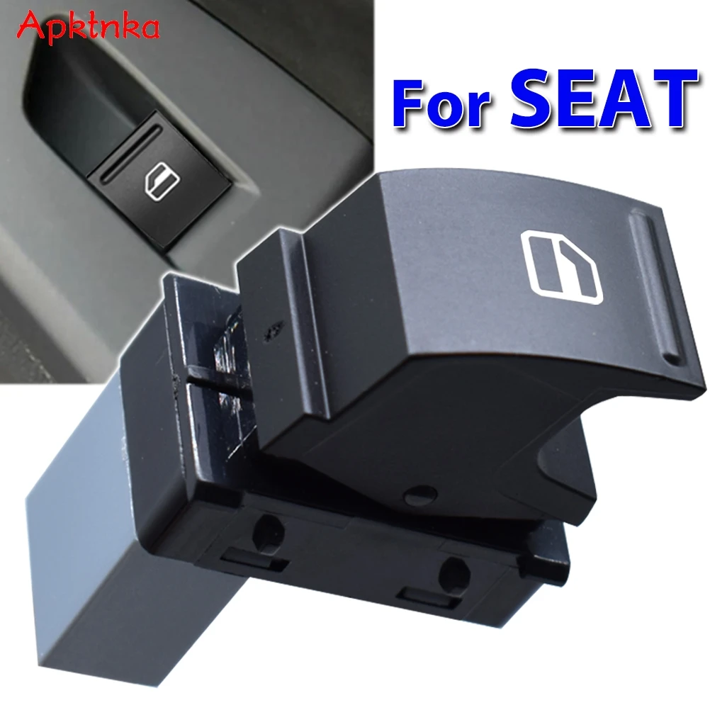 Apktnka Electric Side Window Switch Power Control Button Door For Seat Leon Ibiza Alhambra Altea Toledo Car Accessories