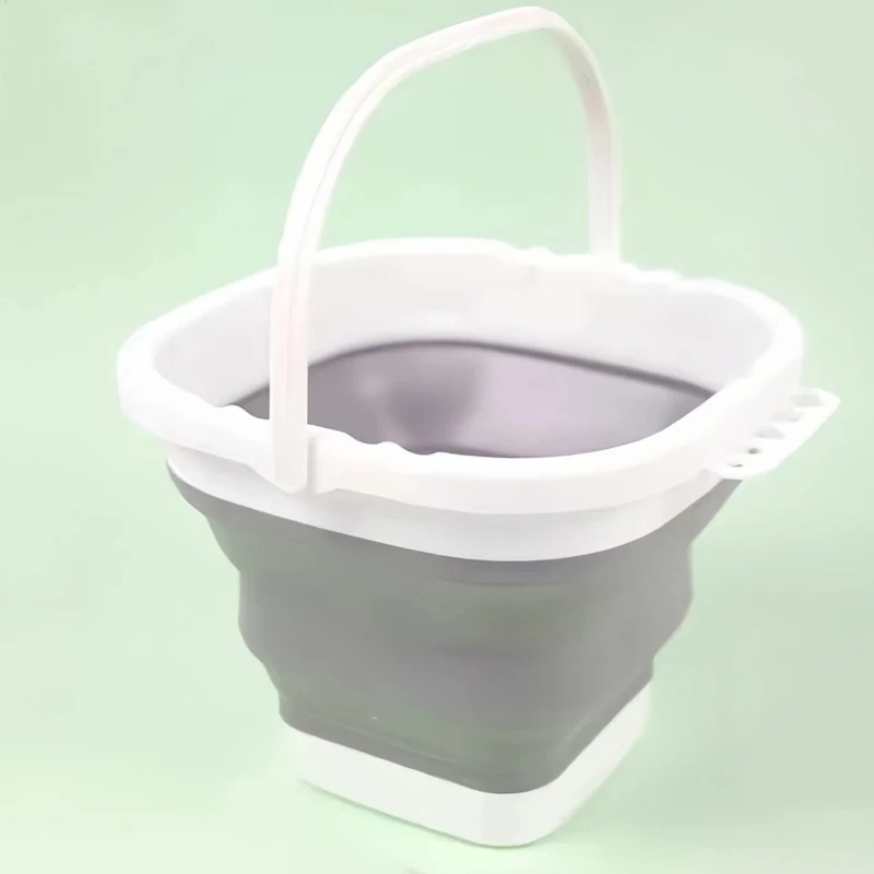 Collapsible Watercolor and Gouache Brush Washing Bucket Paint Brush Cleaner Cup Round Bucket Art Students Paint Brush Washers view 3