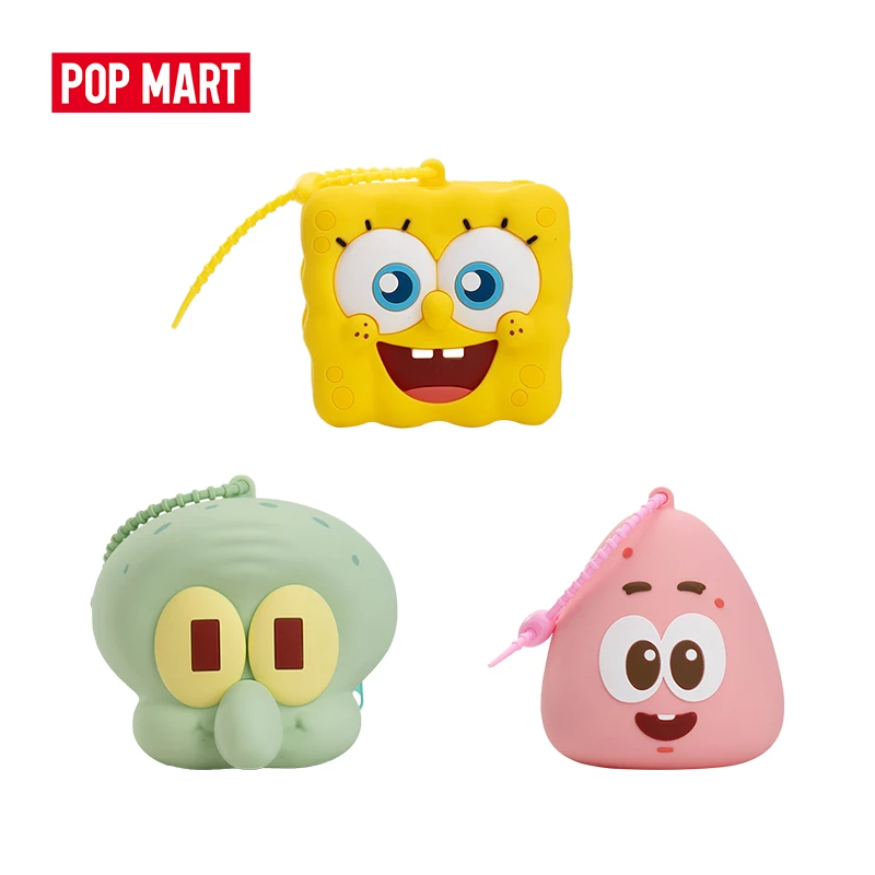 POP MART SpongeBob SquarePants-Bikini Bottom Storage Bag-SpongeBob Ver./Patrick Star ver./Squidward ver.