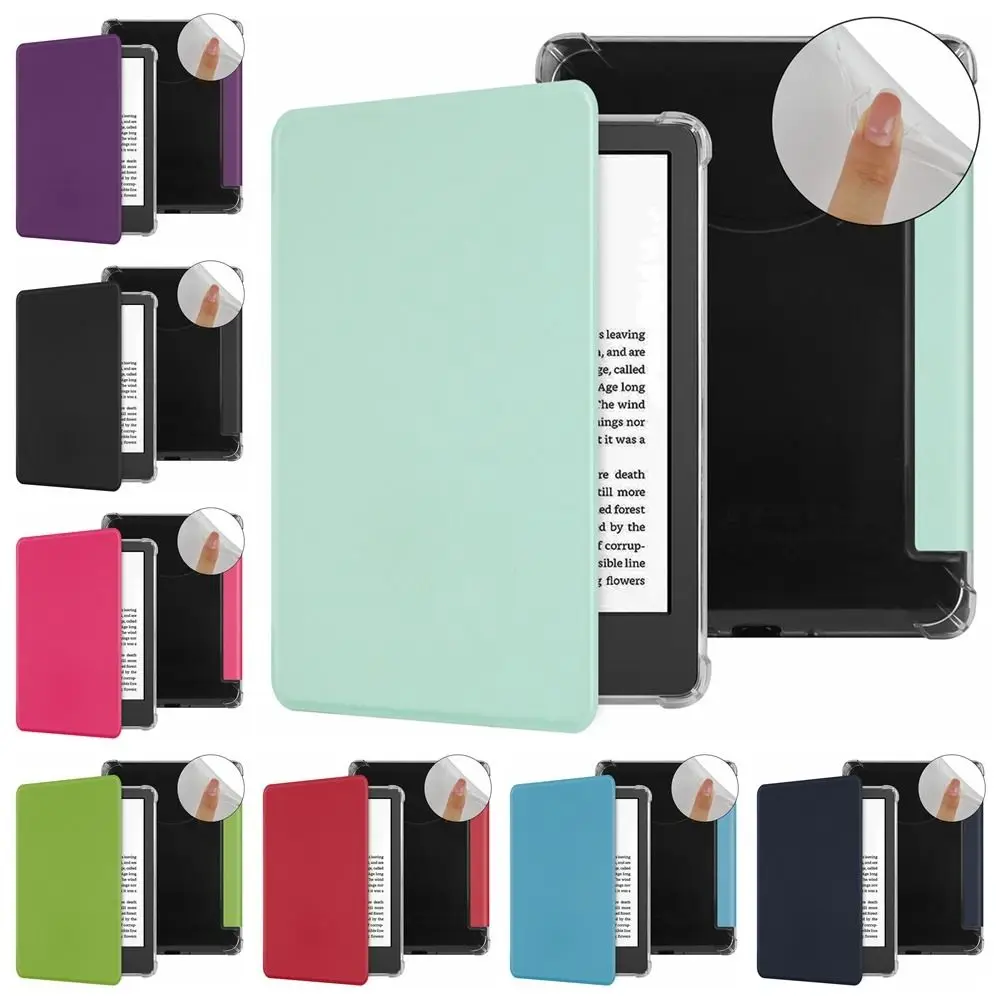 Auto Wake/Sleep e-Reader Case Shockproof TPU C2V2L3 RS23CV Shell Smart for Kindle Basic 2024/2022 (11th Generation)