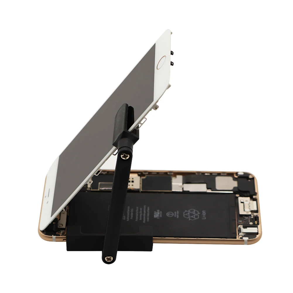 Black Repair Fixture Compact Mobile Repair Fixture Secure Phone Hold Robust Materials For Longevity Thoughtful Repair Design