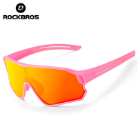 ROCKBROS Children Bicycle Glasses Sports Polarized UV400 Sports Cycling Glasses Sunglasses Eyes All-day Lightweight Bike Glasses