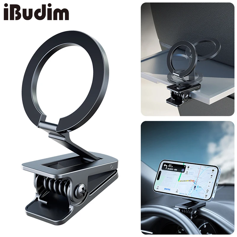 MagSafe Magnetischer Handyhalter für Auto-Armaturenbrett Universeller Metall-Magnet-Handyhalterungsclip für Auto, Küche, Schreibtisch, Tisch, Laufband