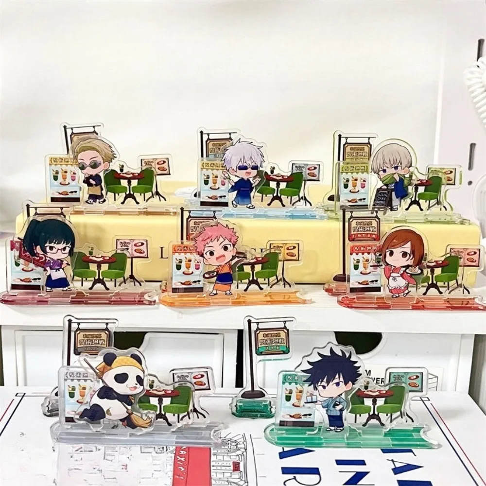 

Jujutsu Kaisen Acrylic Stand Figure Gojo Satoru Geto Suguru Anime Peripherals Cute Originality Mini Scene Scene Stand Figure New
