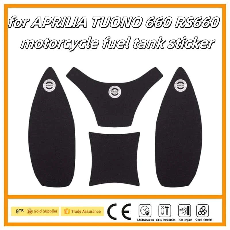 

Наклейка на мотоцикл, нескользящий бак, тяговая боковая накладка, защитная наклейка для APRILIA TUONO 660 RS660 2021-новый