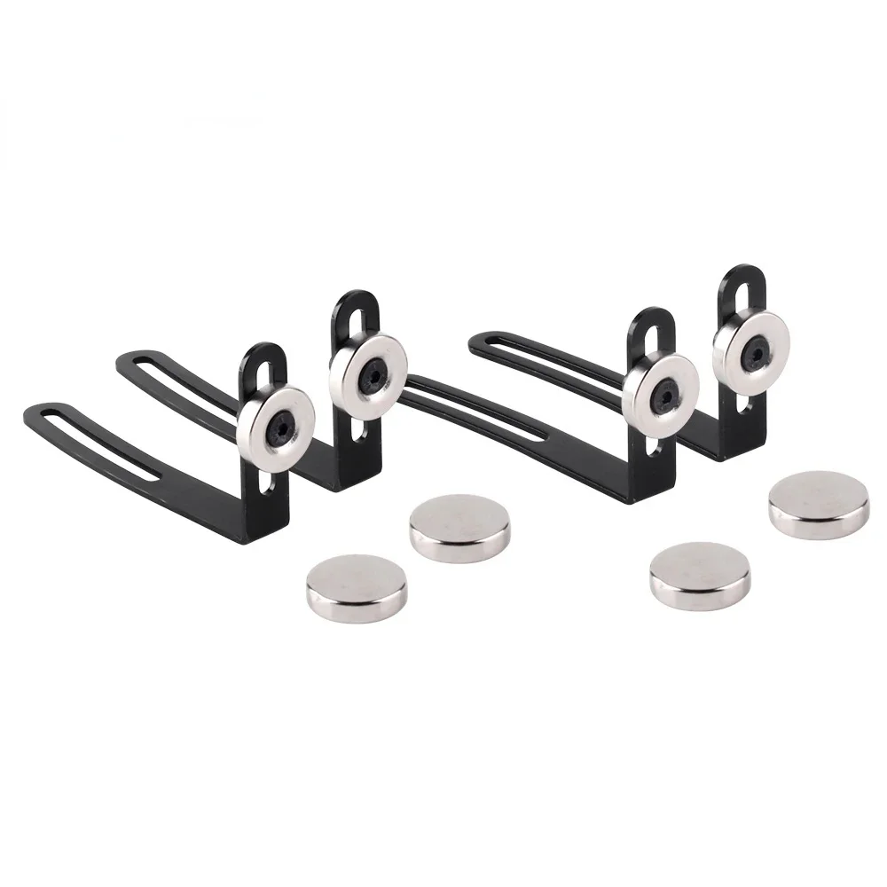 4PCS Metal L-Bracket with Magnet RC Car Shell Body Mount For 1:10 RC Crawler Car Axial SCX10 90046 D90