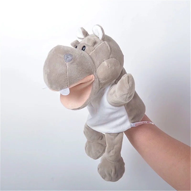 Ventriloquism Hand Puppets Plush Toys Kindergarten Show Hand-controlled Gloves Storytelling Animal Mouths Move Parent-child Game