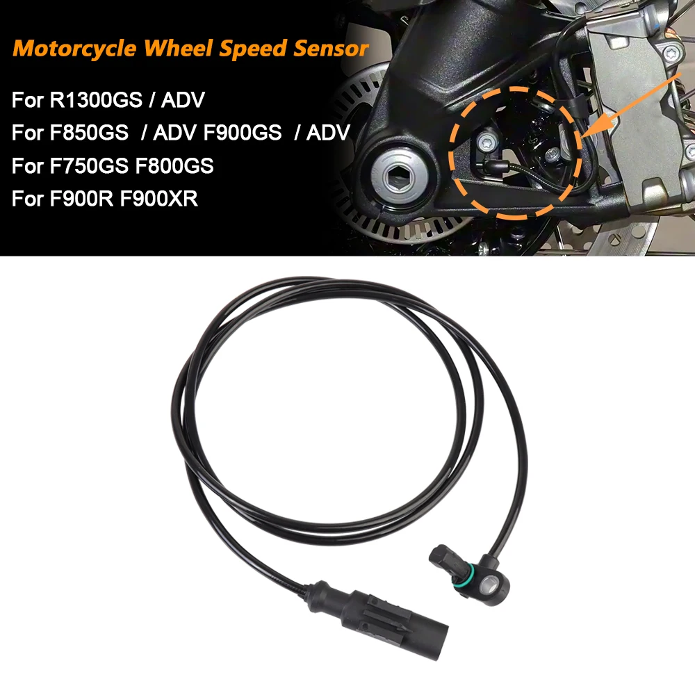

Motorcycle Wheel Speed Sensor ABS Signal Wire Rear Rotational Speed Cord For BMW R1300GS F900GS F850GS ADV F750GS F800GS F900XR
