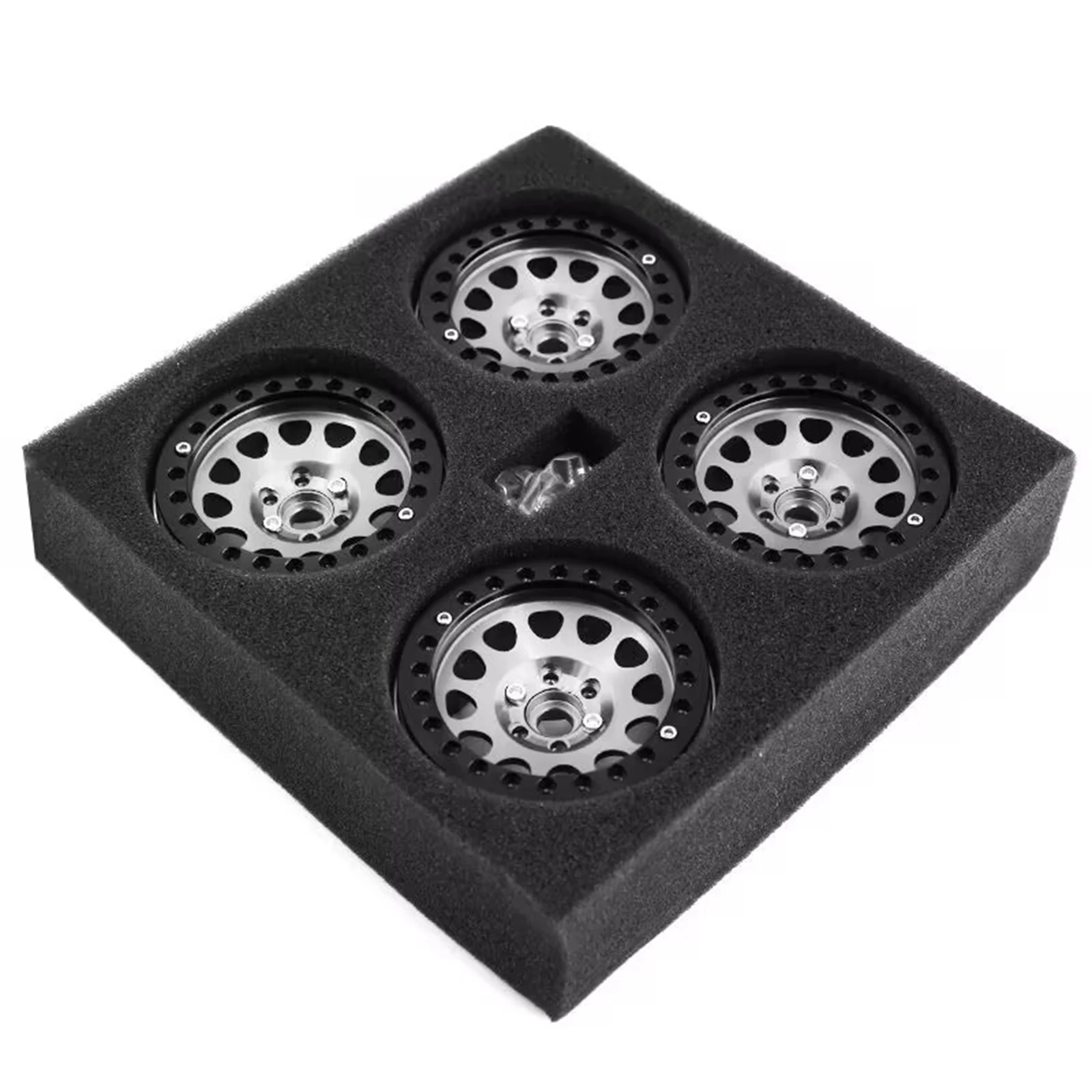 

4PCS 2.2" Aluminum Alloy Wheel for 1:10 RC Rock Crawler Axial SCX10 RR10 Wraith 90056 90045 90031 90020 YETI RBX10