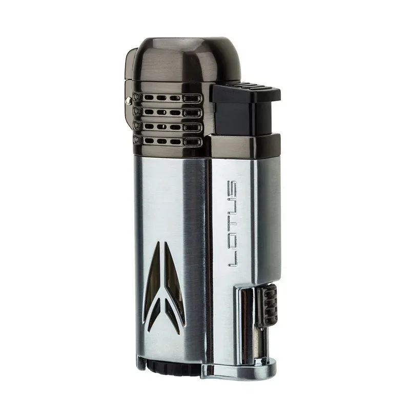 

Portable 4 - Flame Direct - Charge Cigar Lighter, Metal Body, Windproof for Outdoor, High - End Exquisite Gift