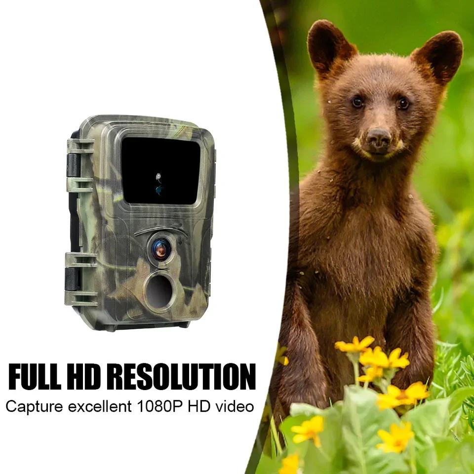 Cámara de caza Mini600 20MP – Trampa fotográfica con detección 1080P