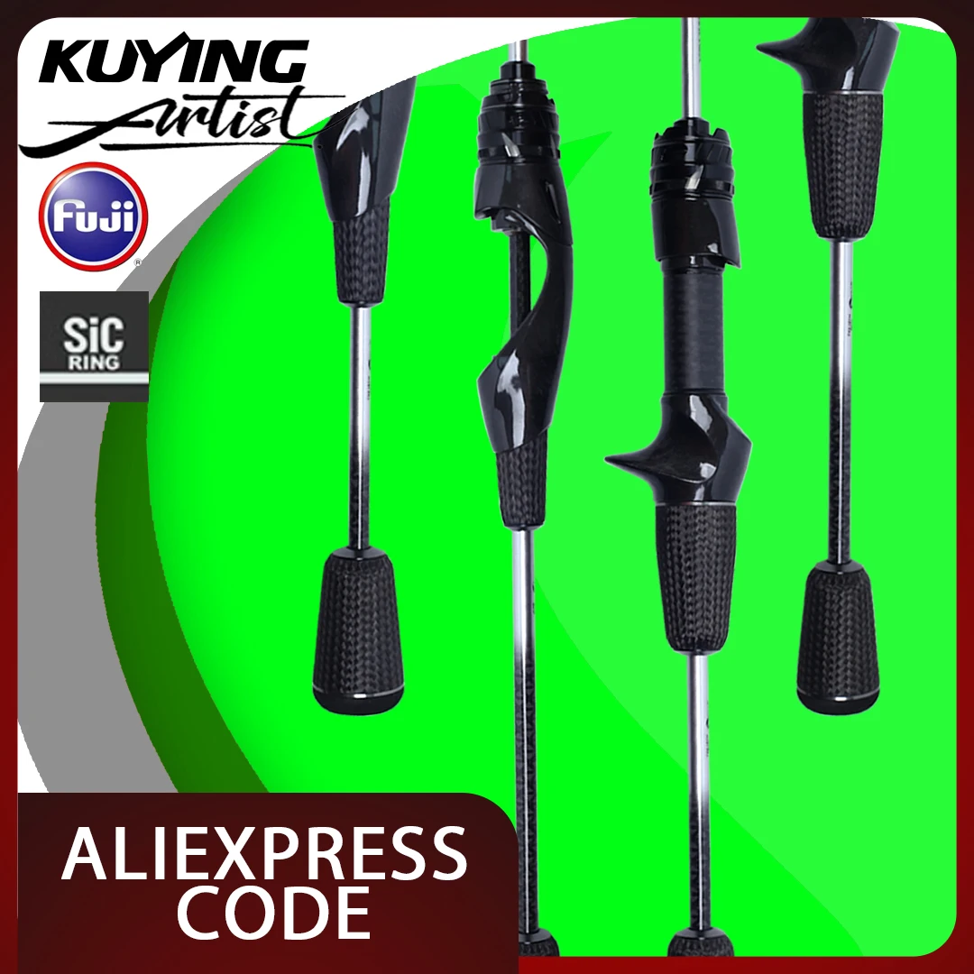 

KUYING ARTIST Ultralight Fishing Rod 5'0" 5'6" 6'0"Spinning Baitcasting Stream Lake River Lure Toray Carbon FUJI SIC 2025