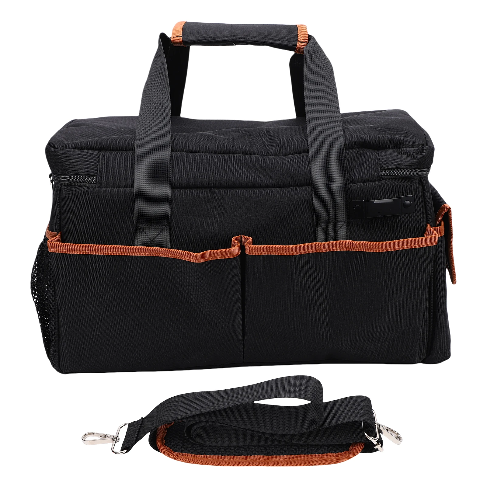 

Сумка для инструментов, 17 дюймов, сверхмощная ручная сумка-органайзер для хранения, износостойкая ткань Оксфорд, 20 карманов, регулируемый плечевой ремень для Electricia