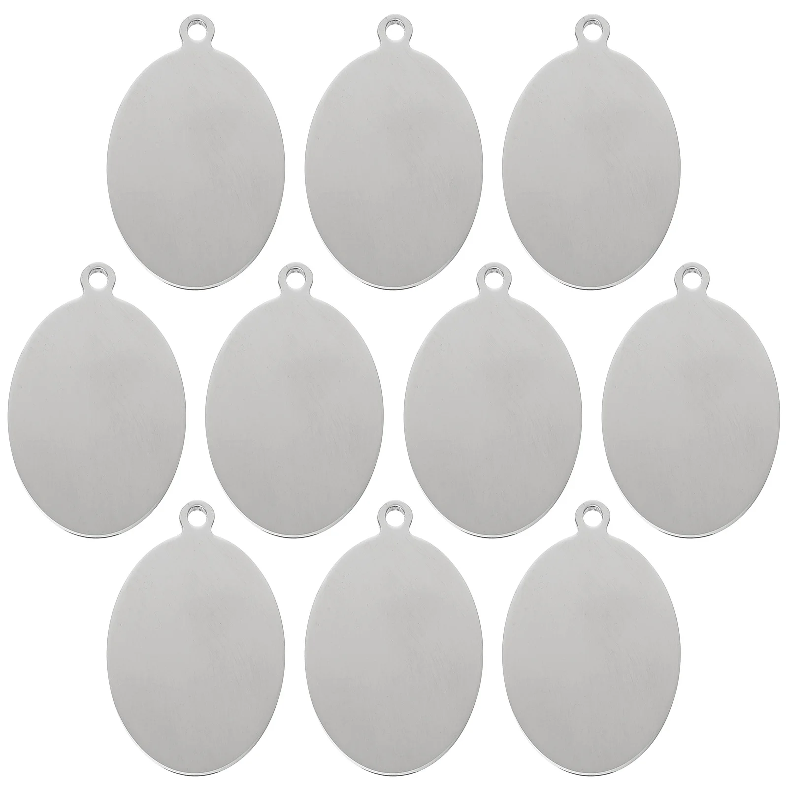 

10 Pcs Small Pet Anti-lost Dog Sign Puppy Personalized Stainless Steel Id Name Tags