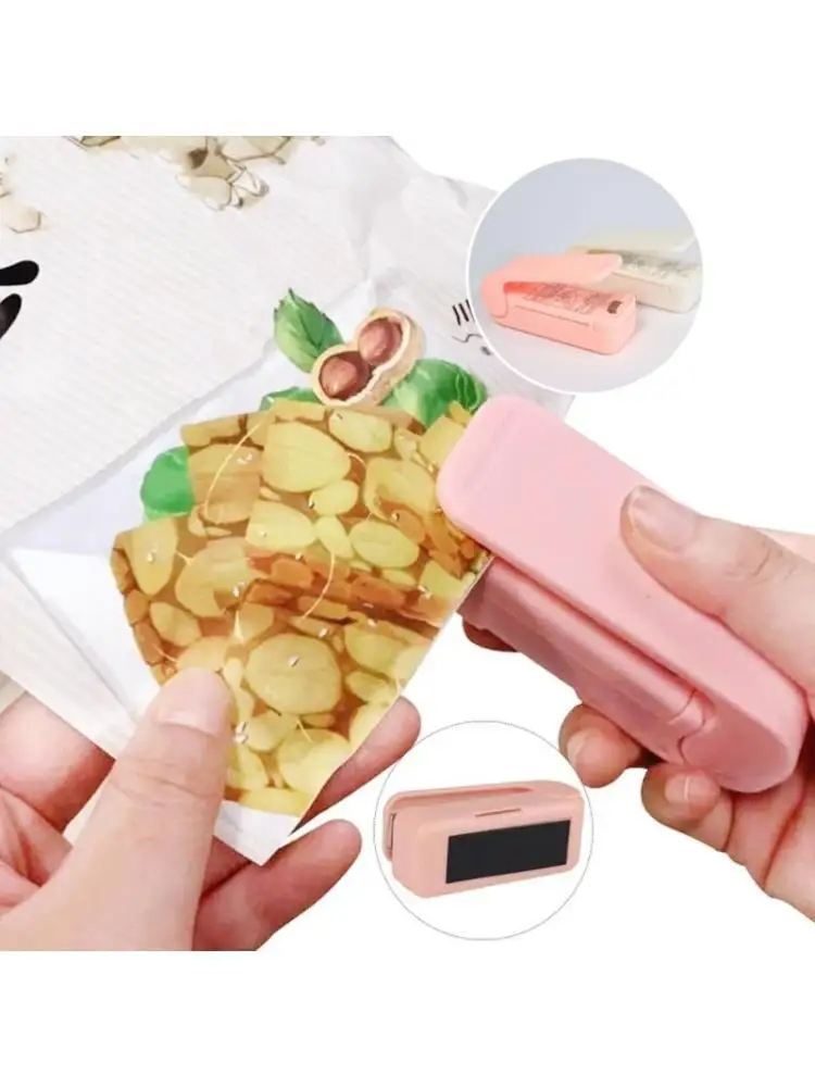 E8BD Efficient Handheld Sealing Gadget Small Saver Perfect for Daily Snacks Need
