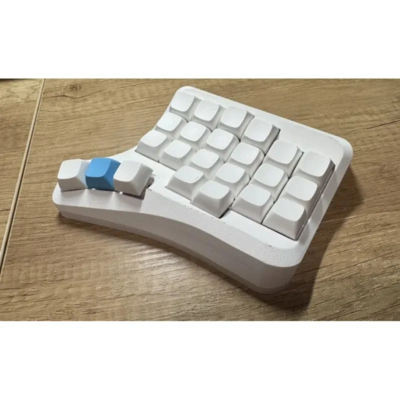 Mifuny Velvet V3 مجموعة لوحة المفاتيح المقسمة المخصصة القابلة للتبديل السريع MXaxis تدعم قارورة مفتاح تبادل اليد اليسرى واليمنى مجموعة لوحة المفاتيح DIY بها بنفسك #4