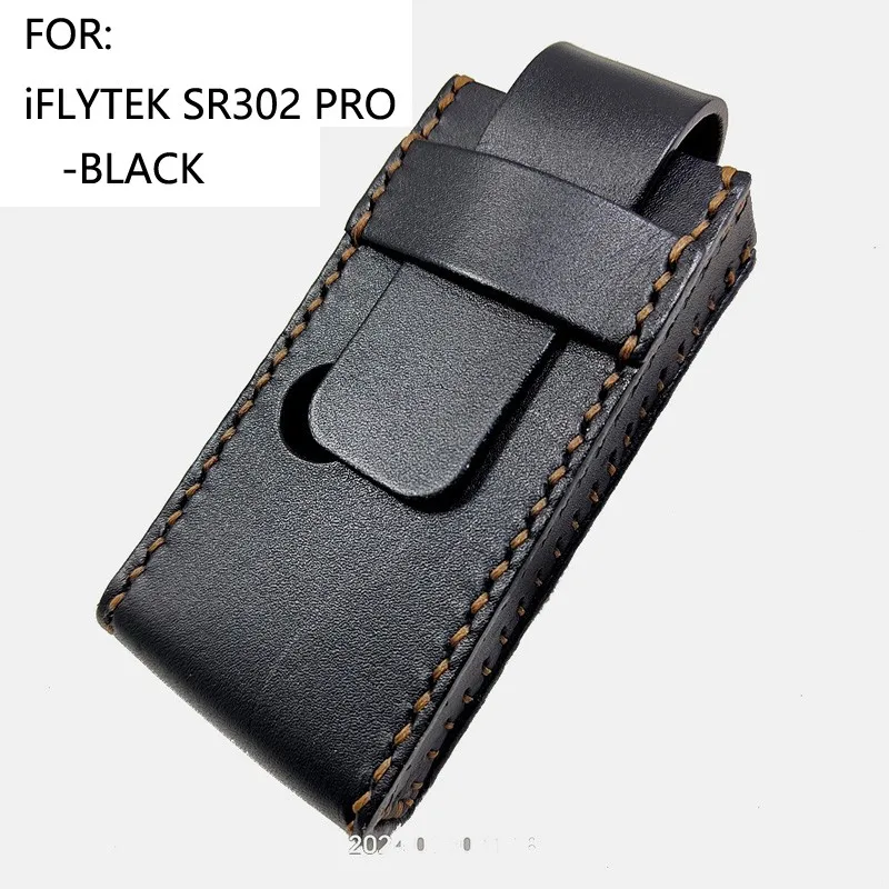 For iFLYTEK Recording Pen SR302 PRO Protective Case Leather Holster Waist Bag Holder Sheath Belt Pack Portable Customized PC