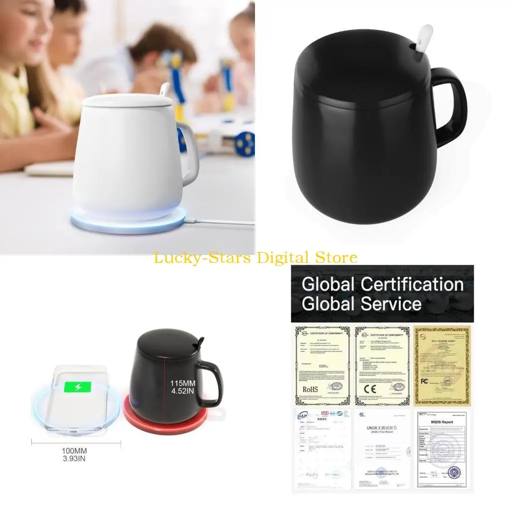 

T3EE Cup Cup Sagre Creative Iosulation Coffee Mug Теплее с термостатической нагревательной прокладкой для молочной воды