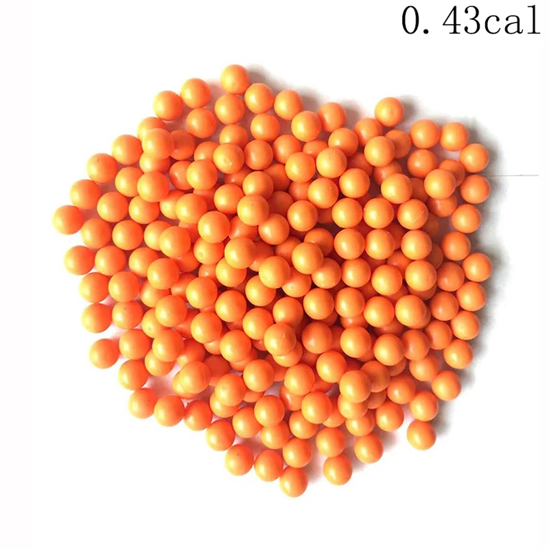 nylon solido paintball para home defense bola reutilizavel 043 calibre gun municao projeteis 043 cal 01