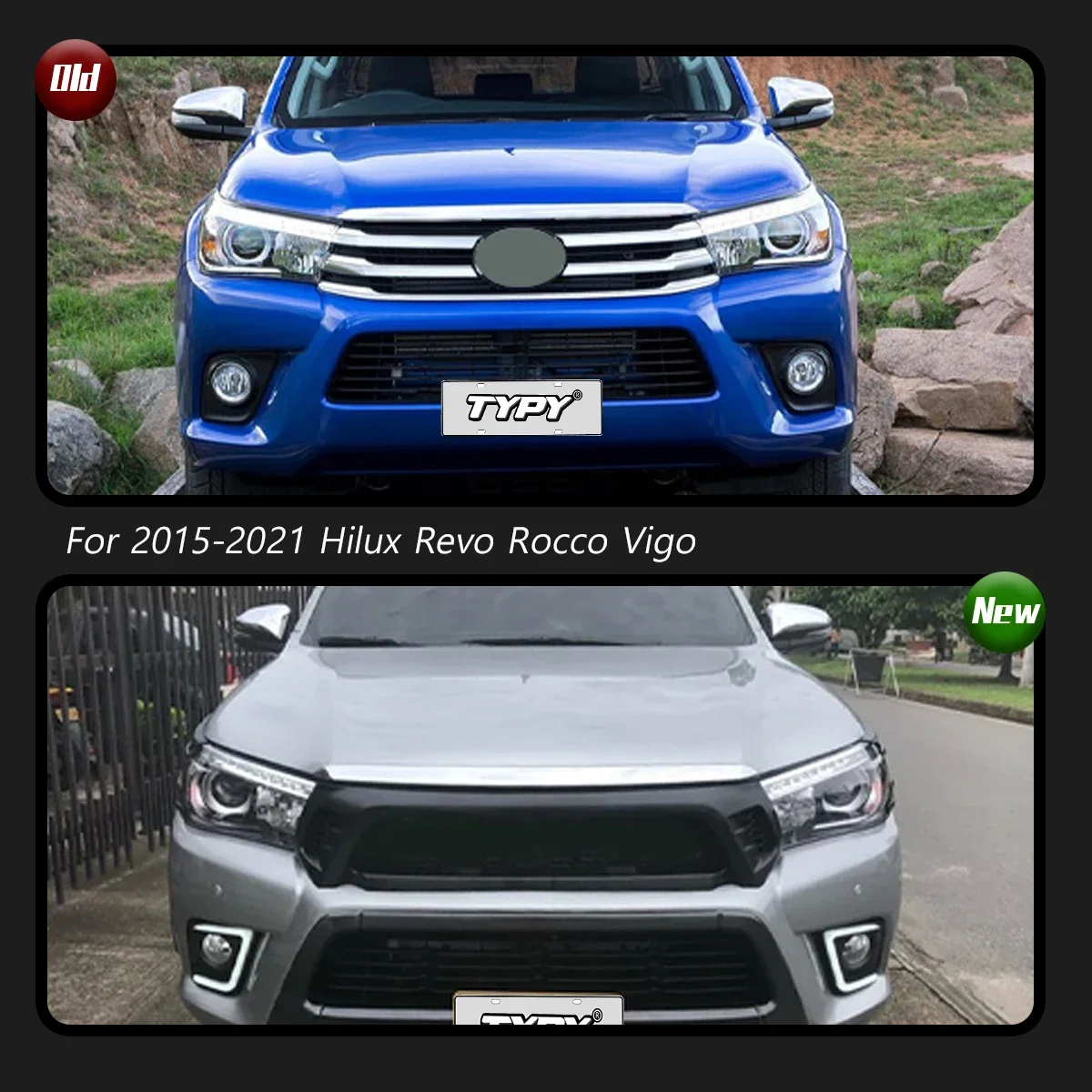 Car Accessories LED Headlights 2015 2016 2017 2018 2019 2020 2021 Head Lamps Front Lamp Assembly For Toyota Vigo Hilux Revo