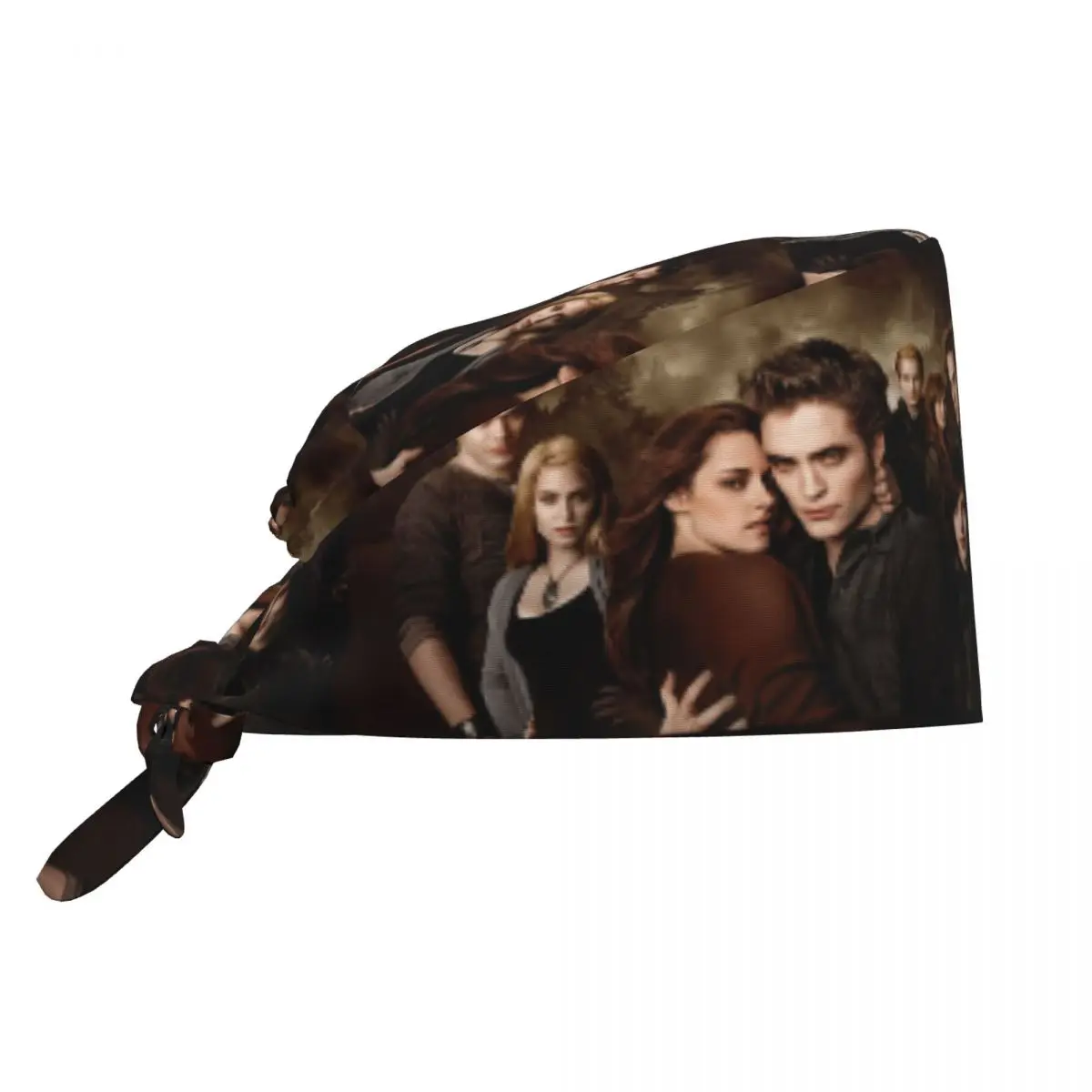 The Twilight Saga Eclipse película belleza mascota veterinario gorras quirúrgicas Edward enfermera dentista Spa sombreros de trabajo gorra Vintage Unisex Scrub Hat