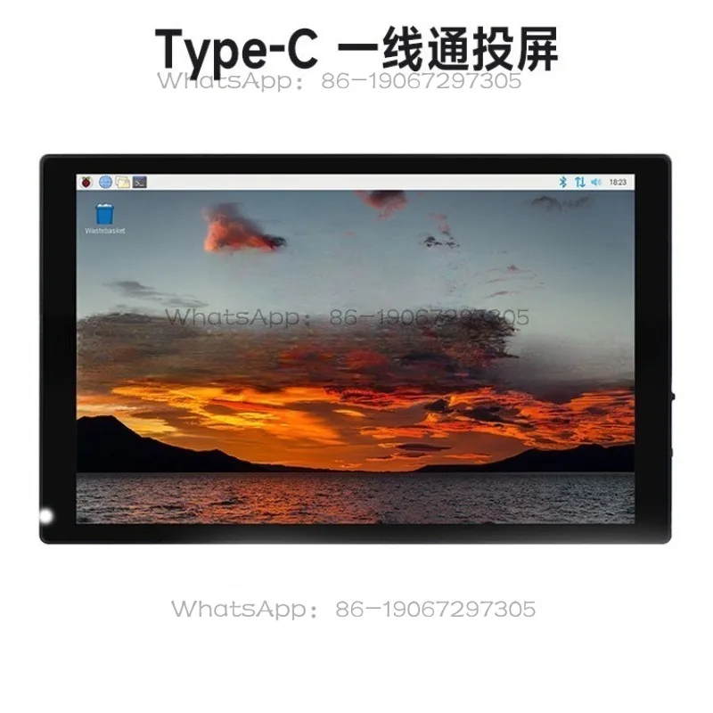 5 monitor 10.1 inch touch screen 1280 × 800 full fit high color gamut computer secondary screen