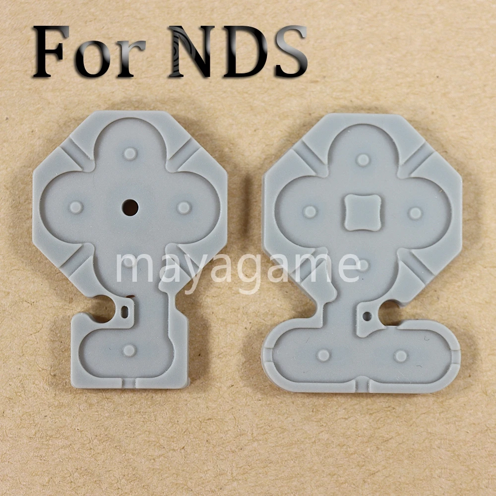 80sets For NDS Conductive Rubber Pad Soft Silicone Adhesive Key Button Pads Kit Repalcement Repair Part for NDS Game