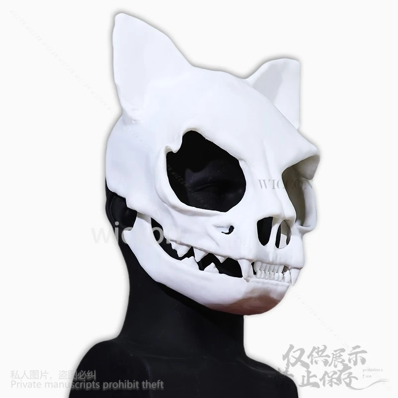 Anime Animal 3D Print Furry Cosplay Head Skull Kigurumi Cat Mask Props Furrysuit Headwear For Halloween Christmas Cos Customized