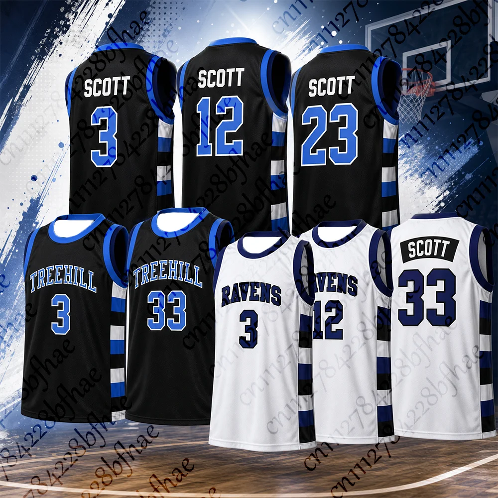 One Tree Hill Ravens Retro Basketball Jersey Unisex Breathable Athletic Sport Tank Top for Men And Women Children Movie Inspire