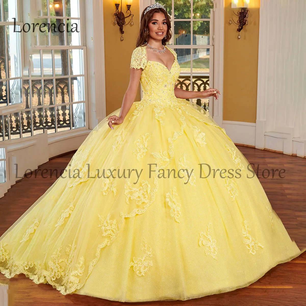 

Mexico 2024 Quinceanera Dress Off Shoulder Applique Ball Gown Open Back 3D Flowers Sweet 15 16 Formal Vestidos Para XV Anos