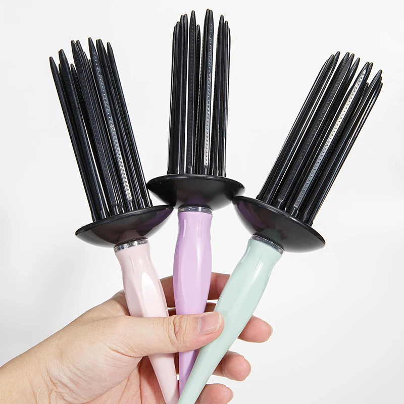 Air Volume Hair Fluffy Styling Curler Comb Hair Curler Comb Heatless Curling Roller Salon Hair Styling Tools