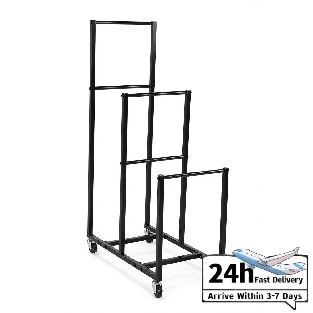 

Металлическая тележка-стеллаж для картонных коробок на колесах, портативная, 41x26x14 дюймов, для мероприятий, отелей, заводов, складов
