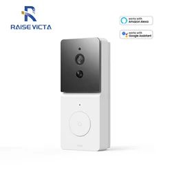 RAISE Tuya Smart WiFi Video Doorbell Camera with 2-Way Audio Intercom, Night Vision & Wireless Door product Home Security