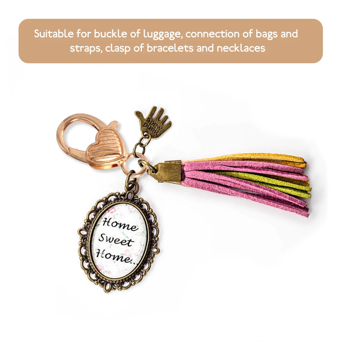 

10 Pcs Lobster Clasp Accessories Necklace Heart Claw Clasps for Jewelry Making Shape