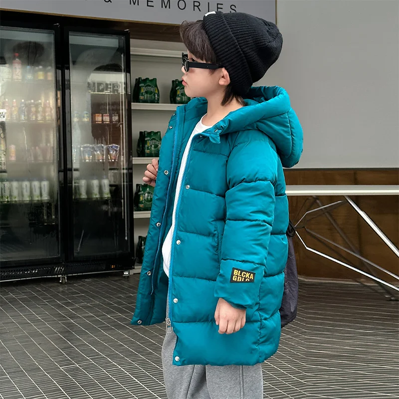 

Girls Down Coat Overcoat Jacket Windbreak Outerwear 2024 Lasted Thicken Winter Warm High Quality Christmas Gift Children's Cloth