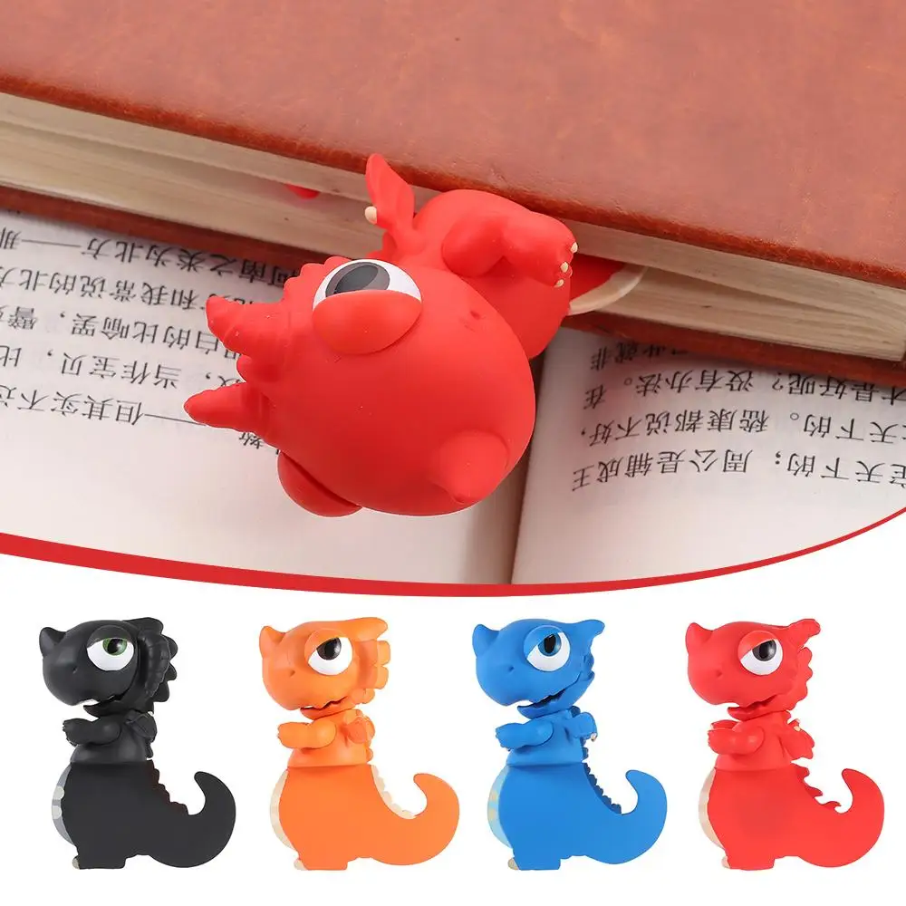 Kreatywność Stereo 3D dinozaury zakładki pcv śliczne śmieszne artykuły papiernicze wacky zakładki do książek artykuły papiernicze dla uczniów