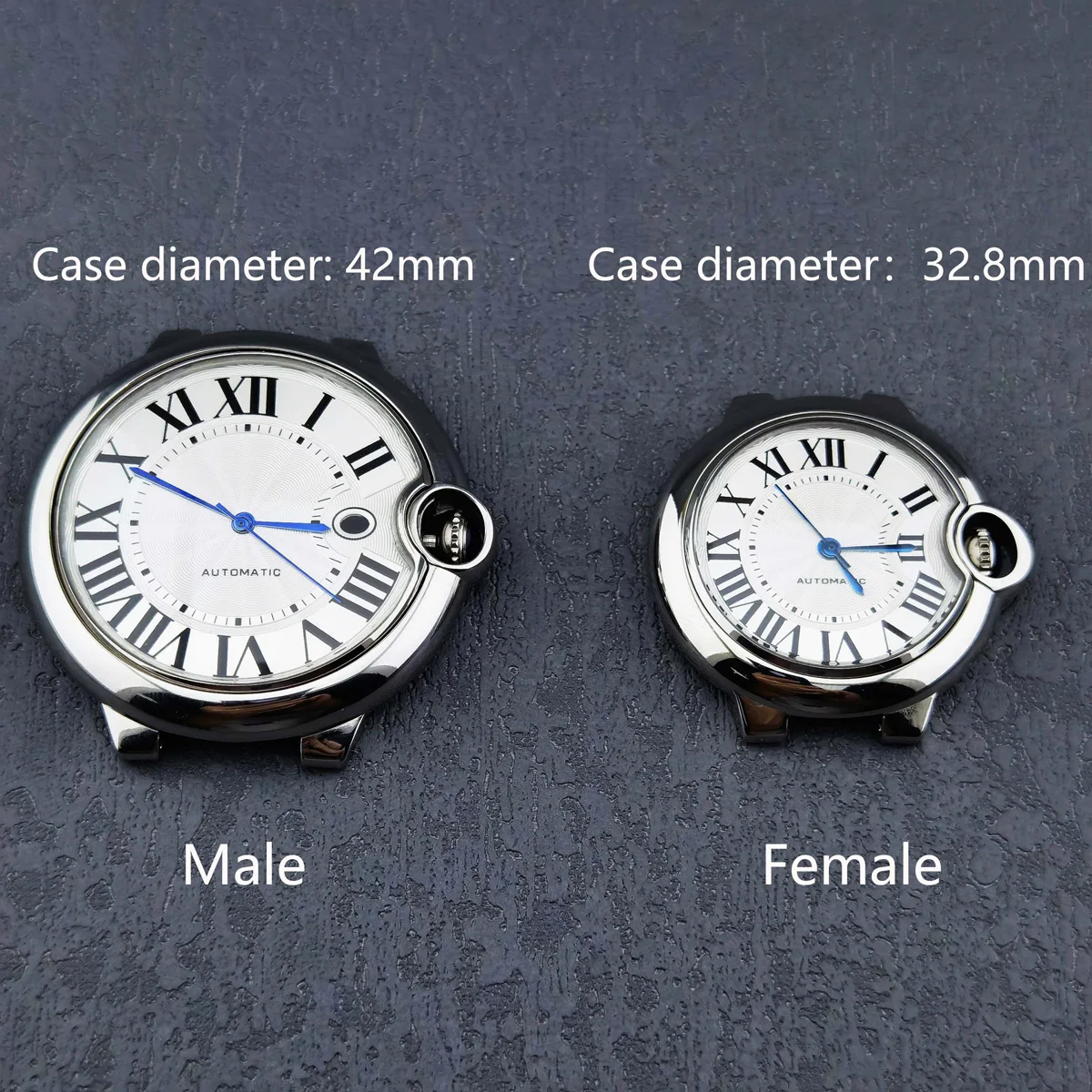 

New 42mm watch Balloon Series Case Men/Ladies Stainless Steel 316L Case For Watch Dial Strap Fits Miyota8215 DG2813 Movement BU