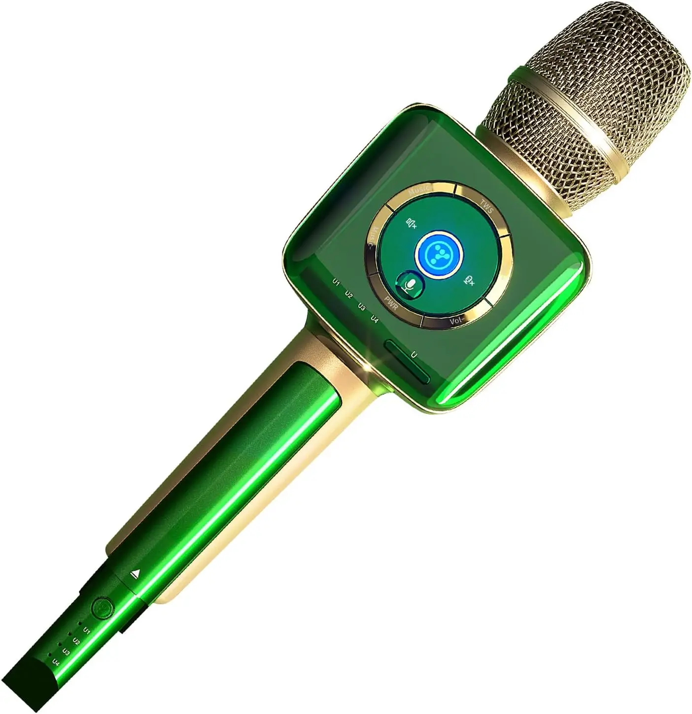 V1 Pro Karaoke microfone, alta qualidade, estúdio, alto-falante HIFI, suporte coro duplo, festa, ao ar livre, 2021