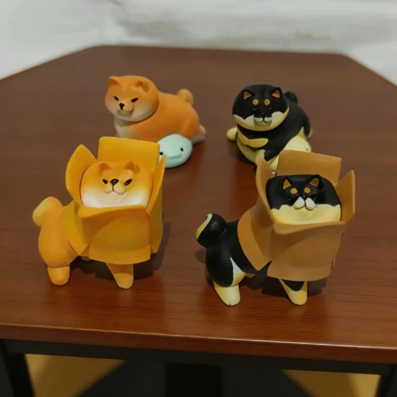 

New Dog Firewood Blind Box Dog Unwilling To Go Home Corgi Bomei Action Figure Cute Desktop Decoration Festival Surprise Gifts